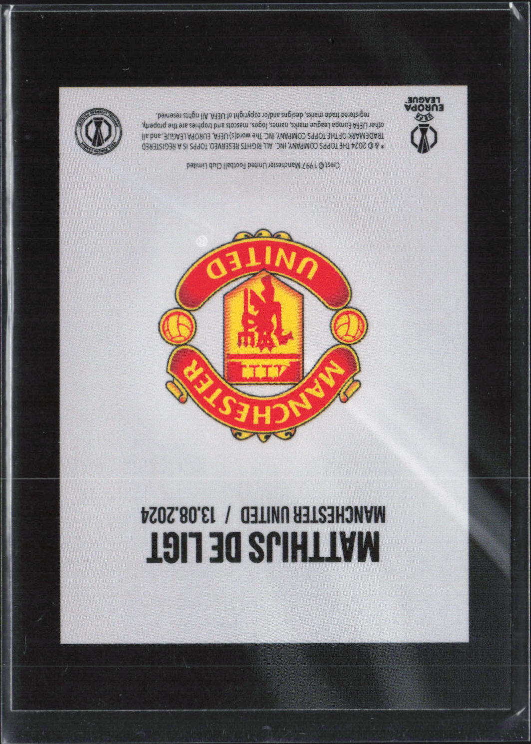 Matthijs de Ligt Base Panini Prizm Premier League 125 NM