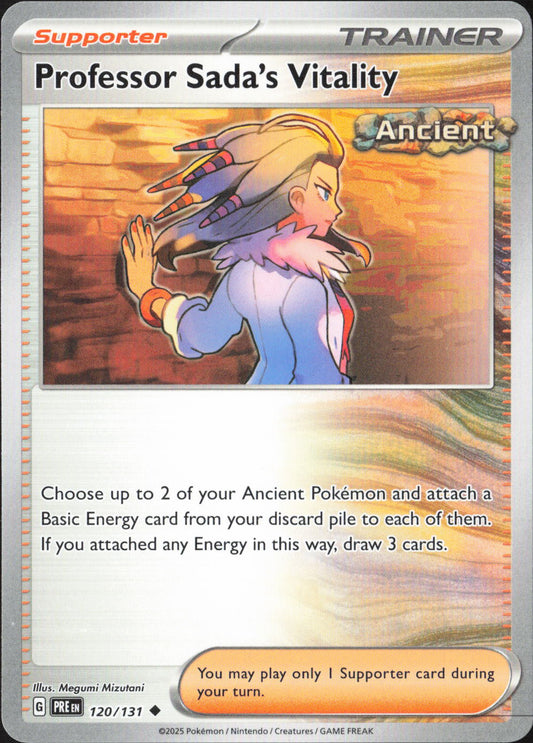 Professor Sada's Vitality Uncommon SV: Prismatic Evolutions 120/131 NM