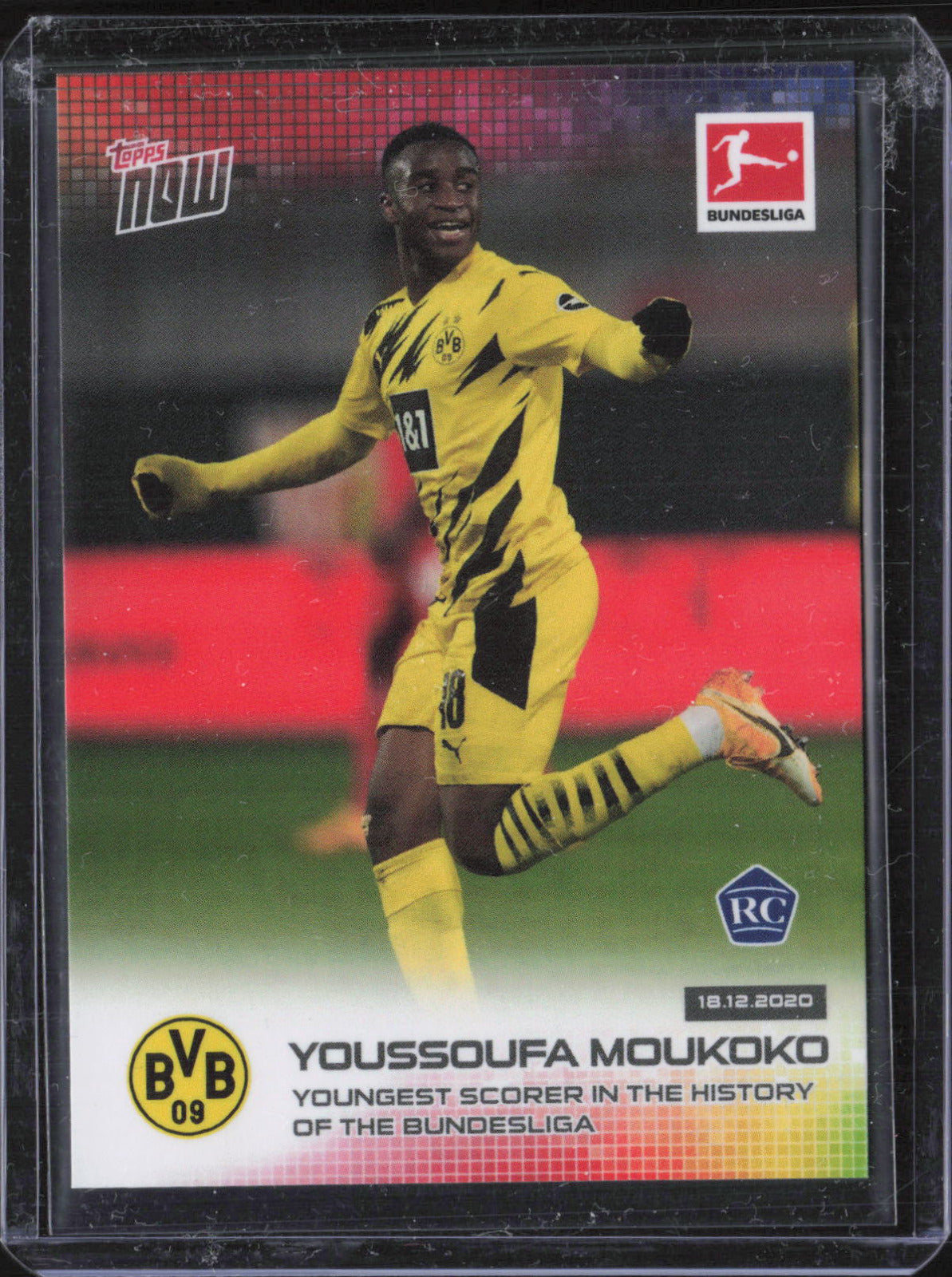 Youssoufa Moukoko Base Topps Now Bundesliga English 071 NM