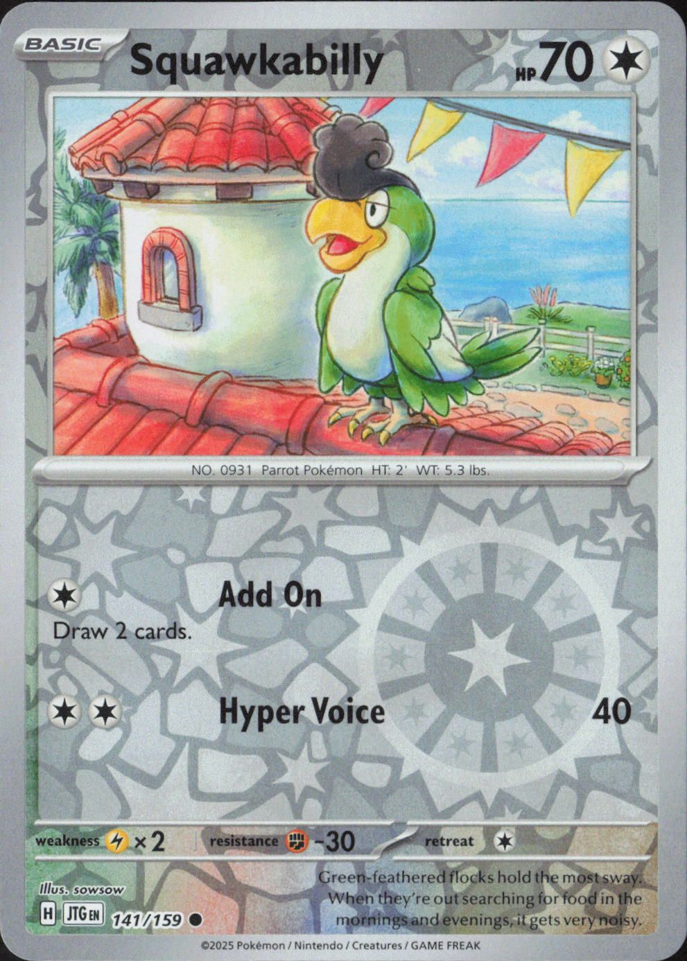 Squawkabilly Common SV09: Journey Together 141/159 NM
