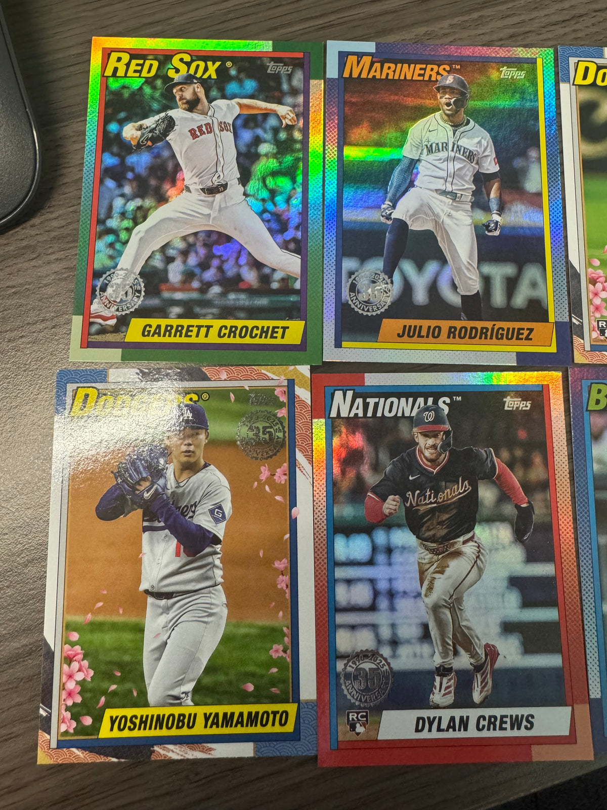 2025 Topps Update 35th Anniversary 7-Card Lot – Rookies & Stars