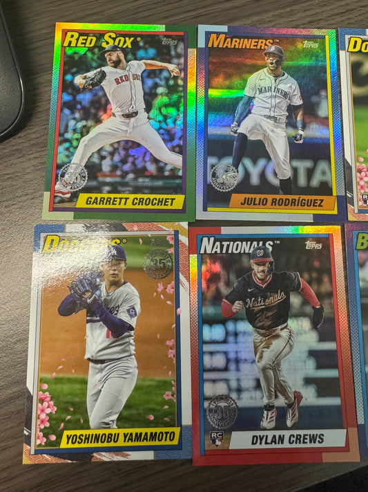 2025 Topps Update 35th Anniversary 7-Card Lot – Rookies & Stars