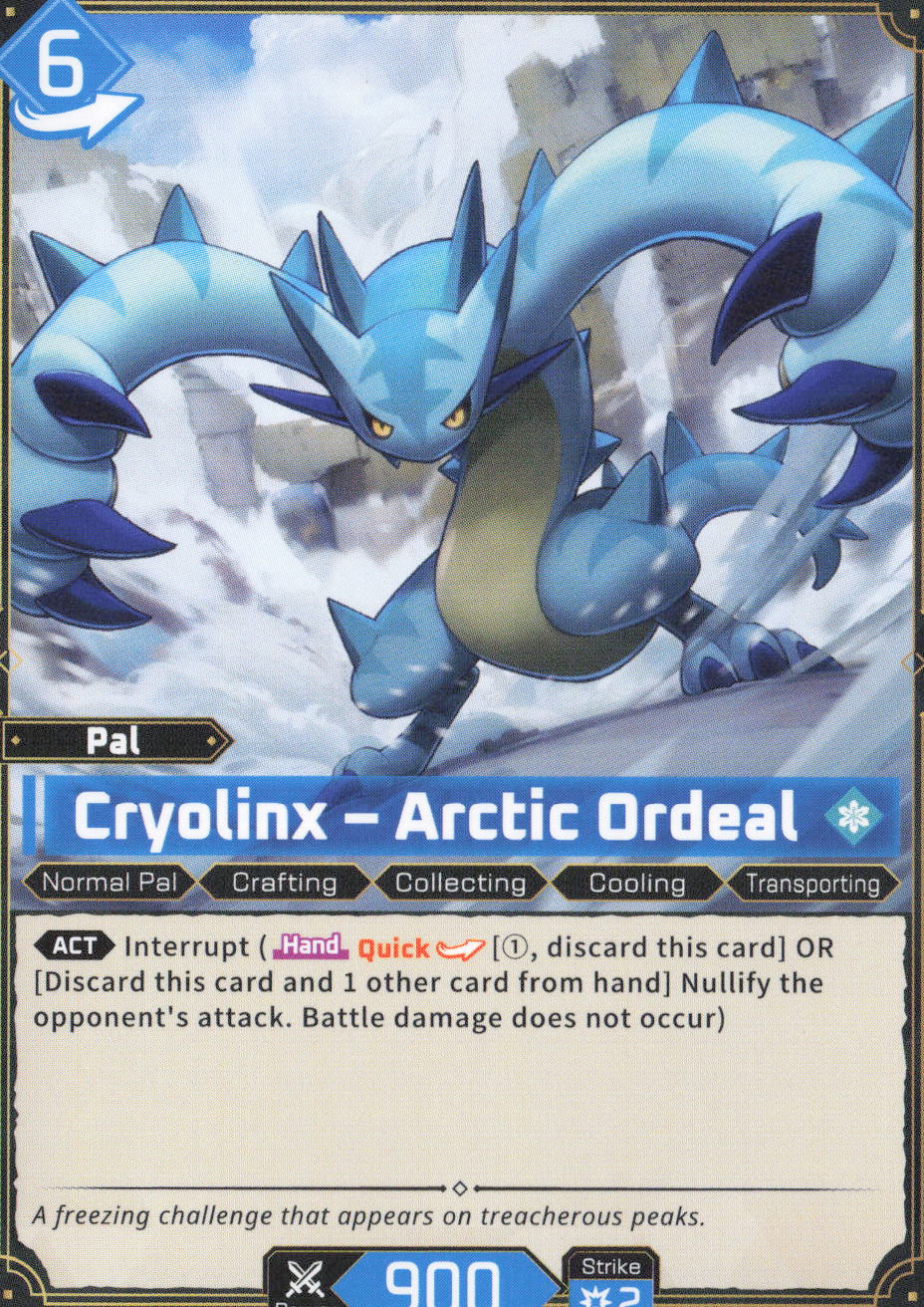 Cryolinx - Arctic Ordeal Common BP01: Dawn of Palpagos EBP01-038 NM