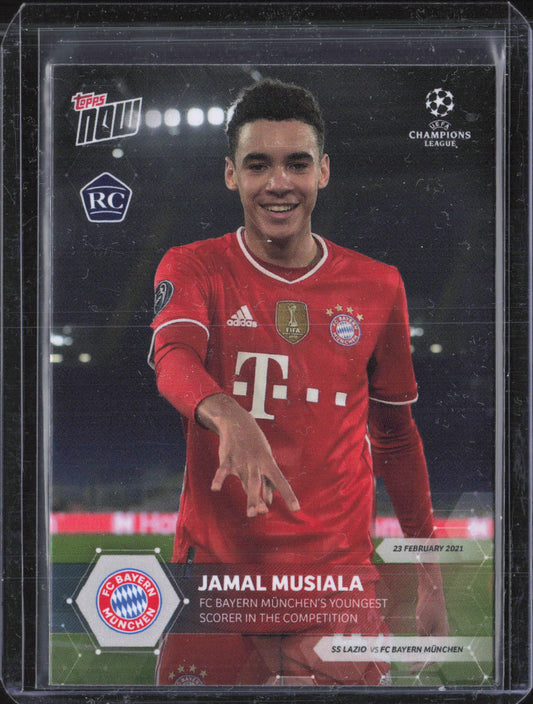 Jamal Musiala Base Topps Now UEFA Champions League 045 NM