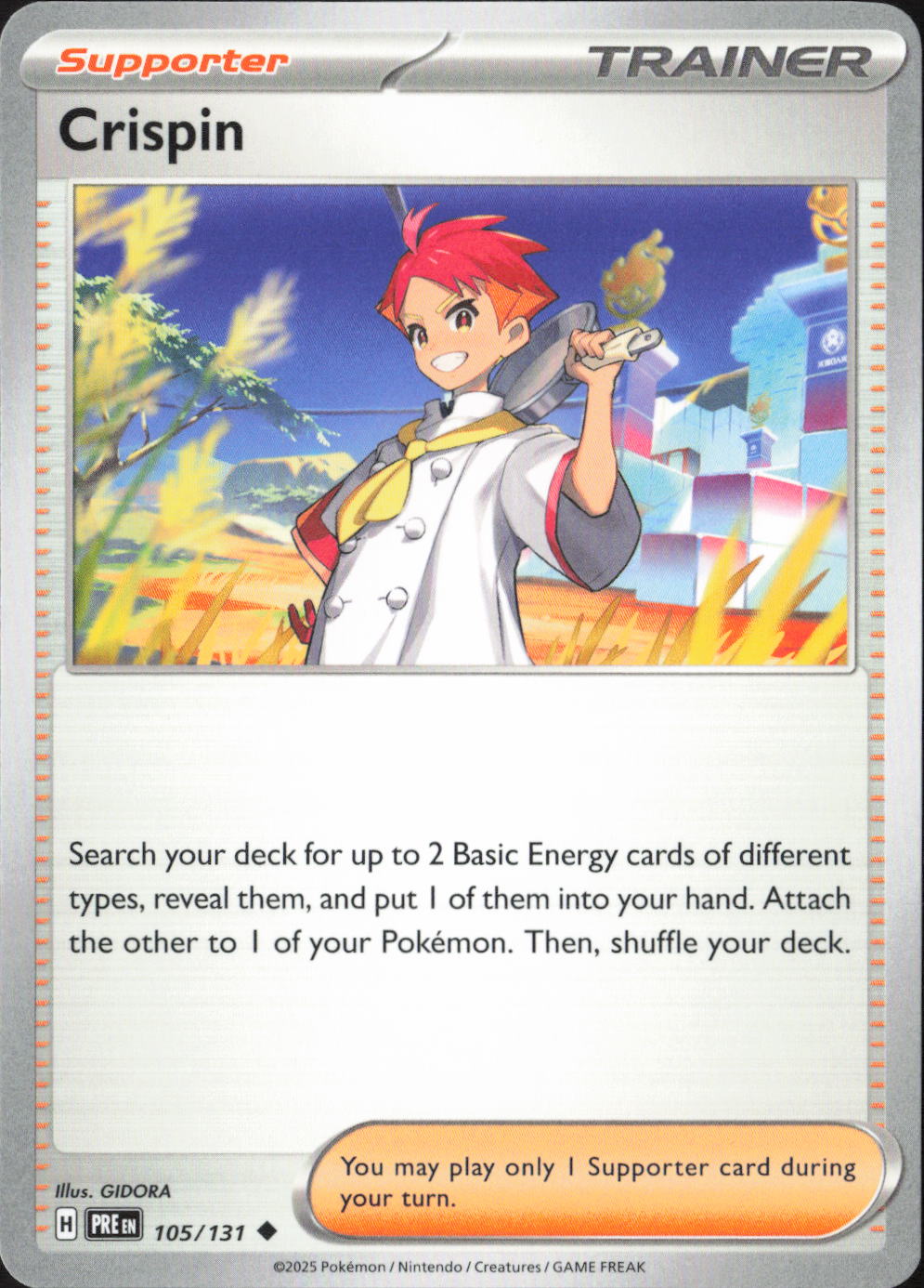Crispin Uncommon SV: Prismatic Evolutions 105/131 NM
