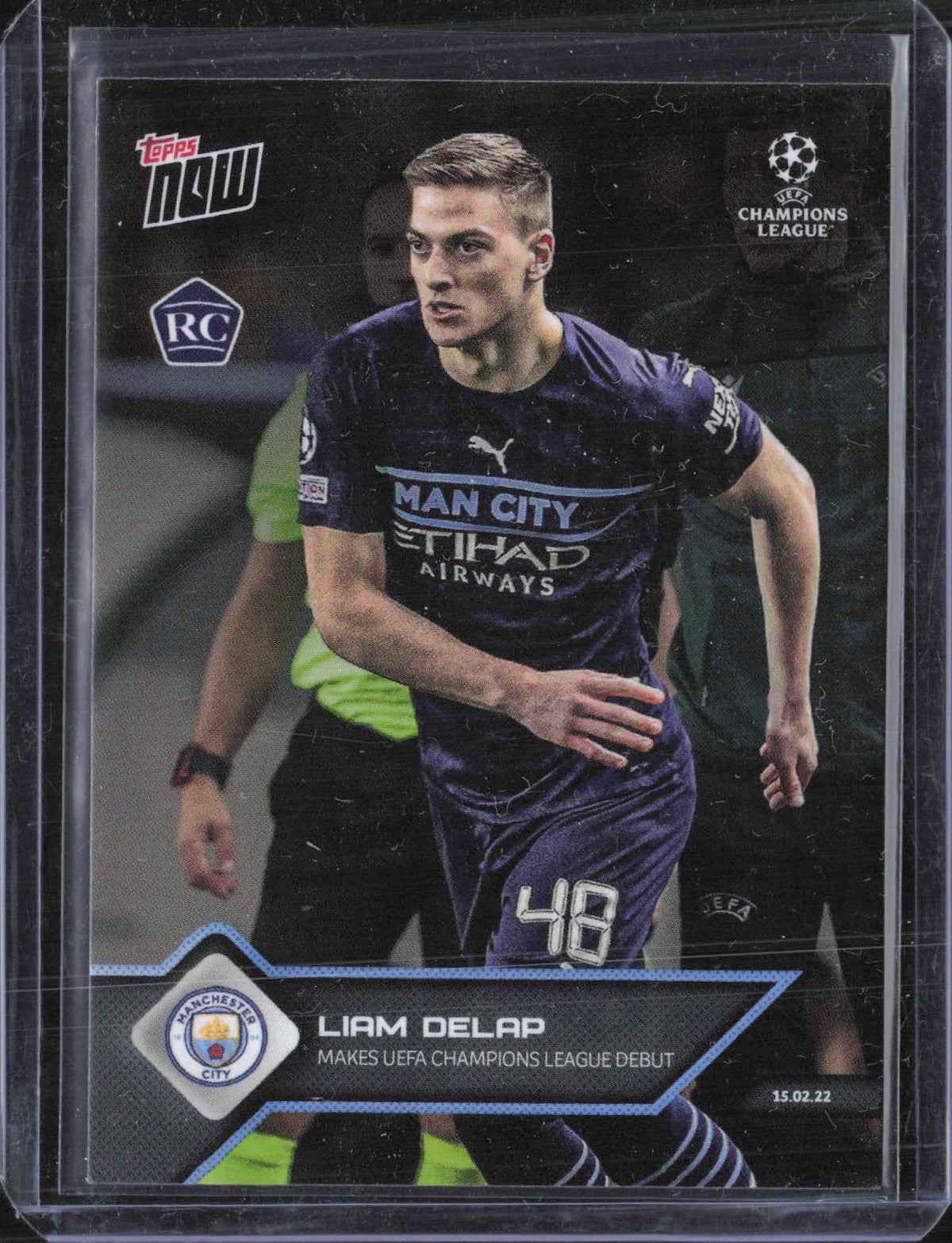 Liam Delap RC Topps Now UEFA Champions League - NM