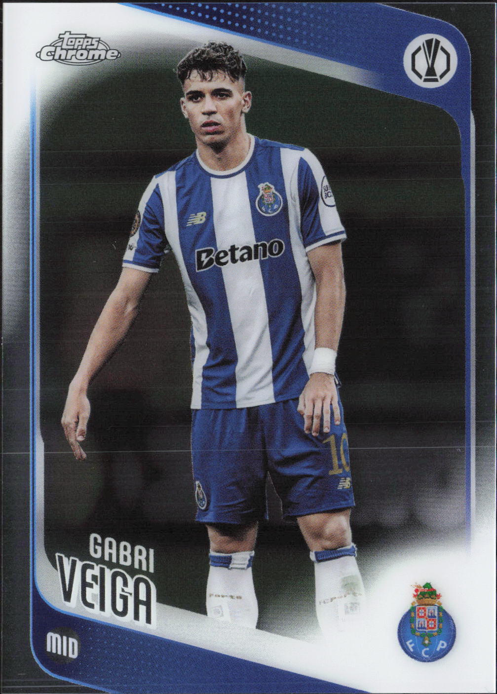 Gabri Veiga Base Topps Chrome UEFA Club Competitions 87 NM
