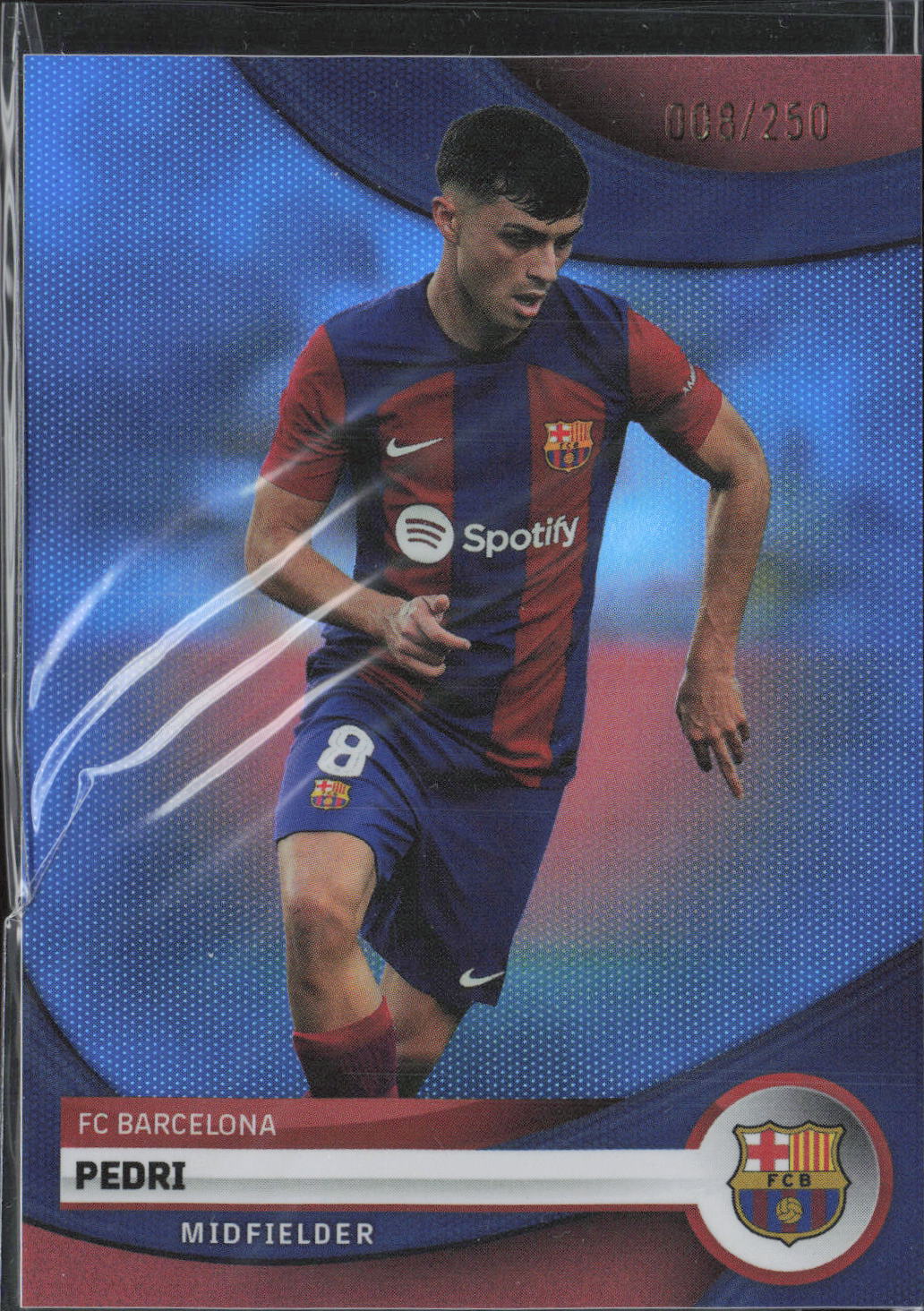 Pedri Base Topps FC Barcelona Team /250 NM