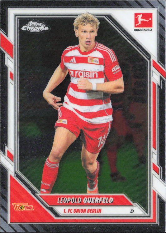 Leopold Querfeld Base Topps Chrome Bundesliga 7 NM
