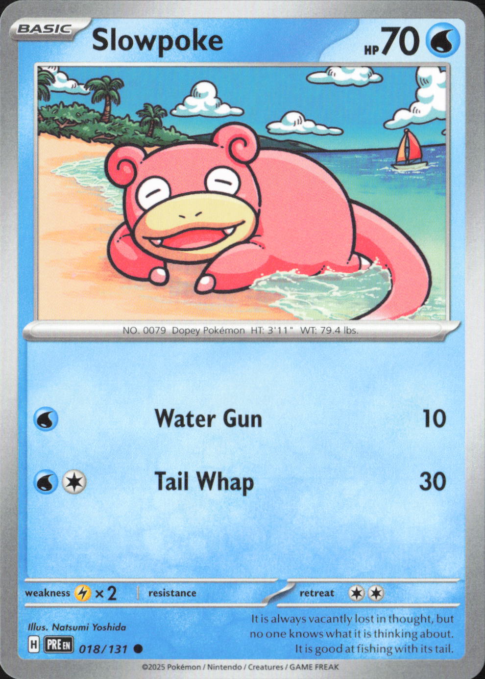 Slowpoke Common SV: Prismatic Evolutions 018/131 NM