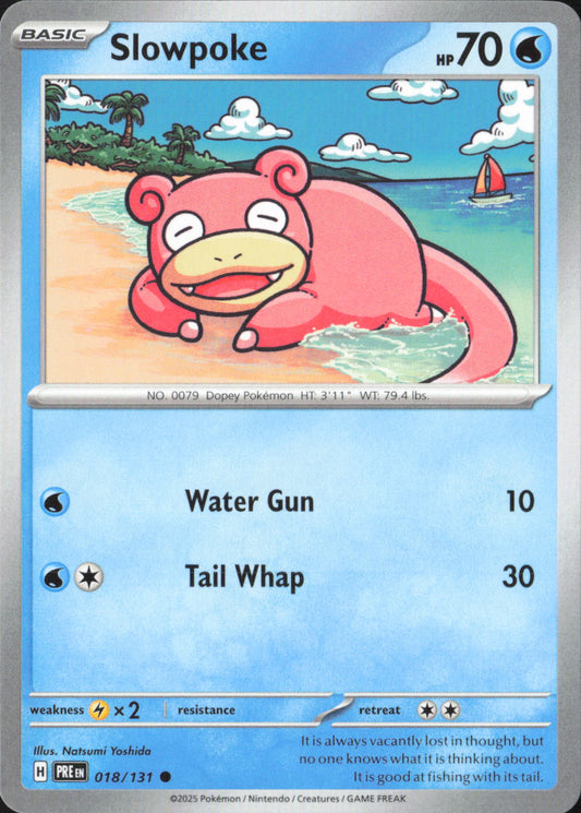 Slowpoke Common SV: Prismatic Evolutions 018/131 NM