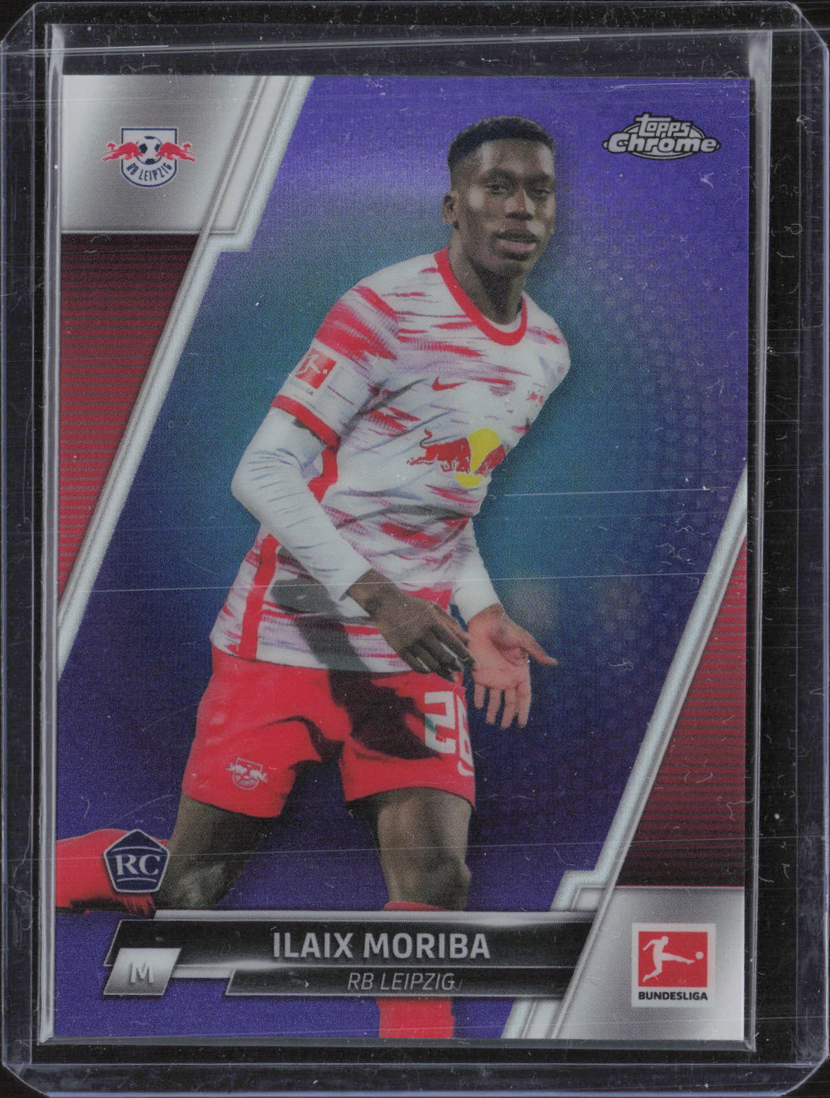 Ilaix Moriba Blue Refractors Topps Chrome Bundesliga - Blue Refractors 64 NM