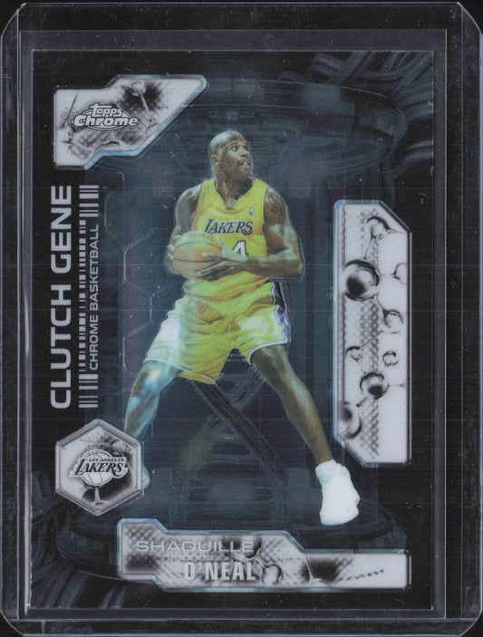 Shaquille O'Neal Clutch Gene Topps Chrome - Clutch Gene CG-27 NM