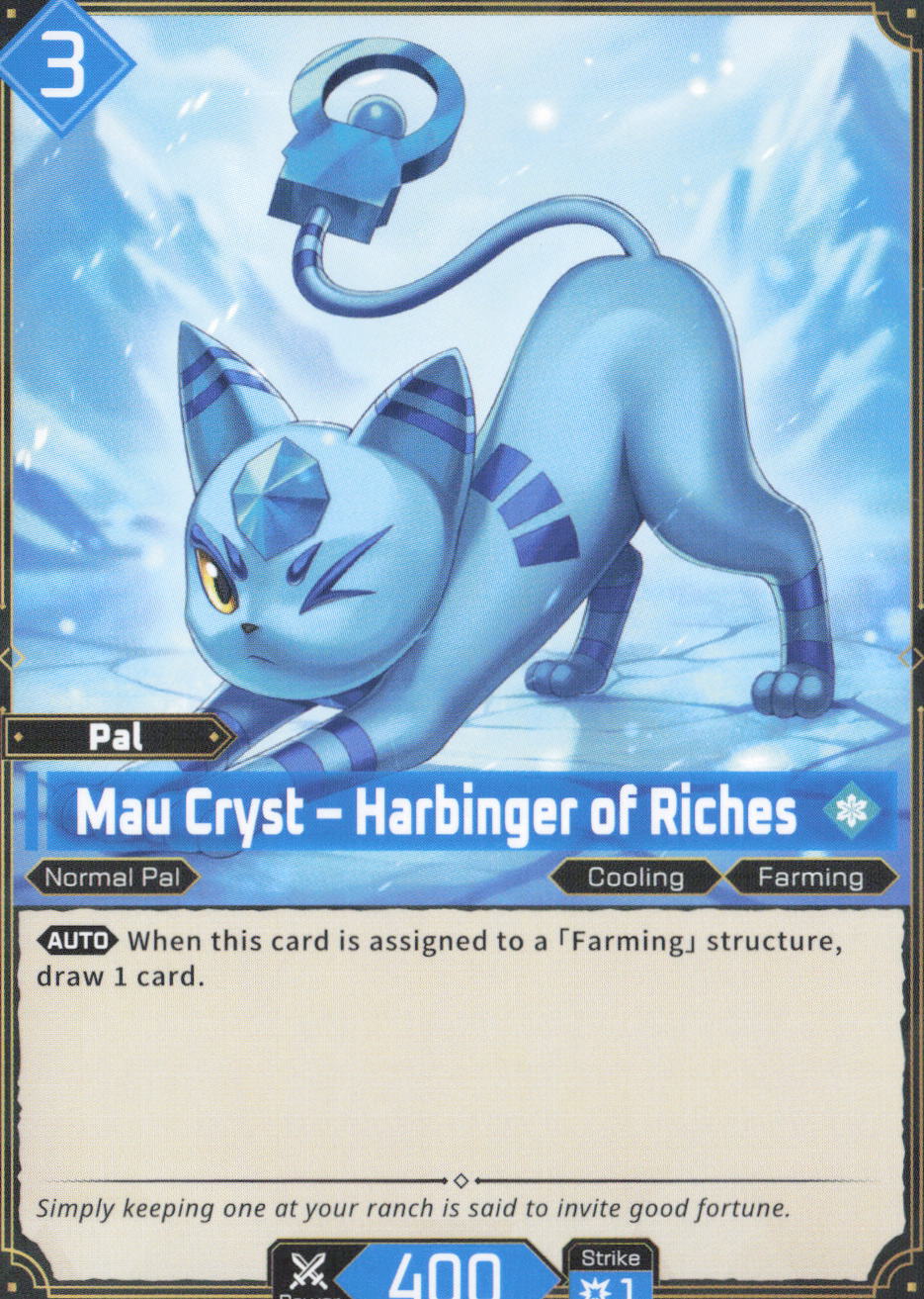 Mau Cryst - Harbinger of Riches Common BP01: Dawn of Palpagos EBP01-035 NM