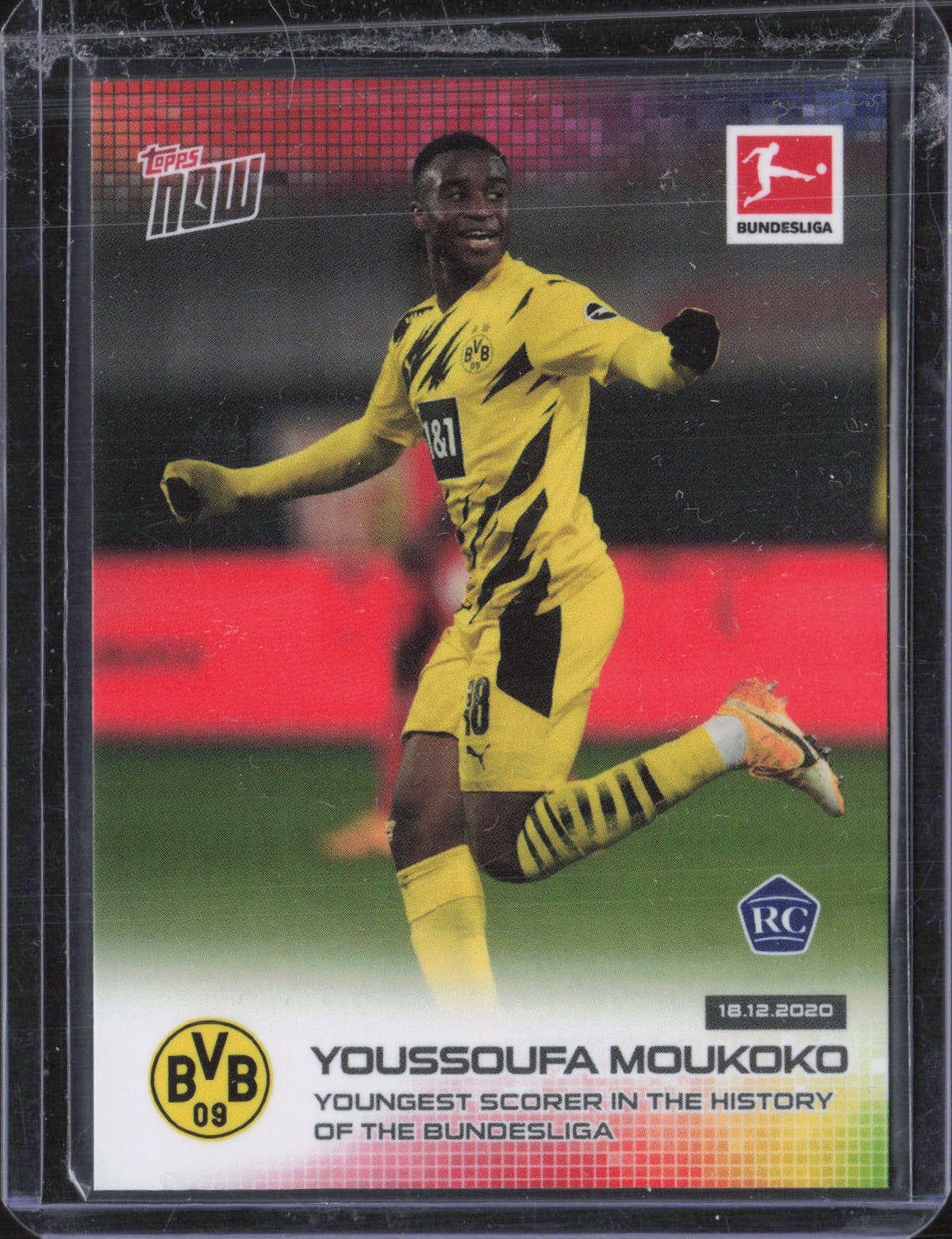 Youssoufa Moukoko Base Topps Now Bundesliga German 071 NM