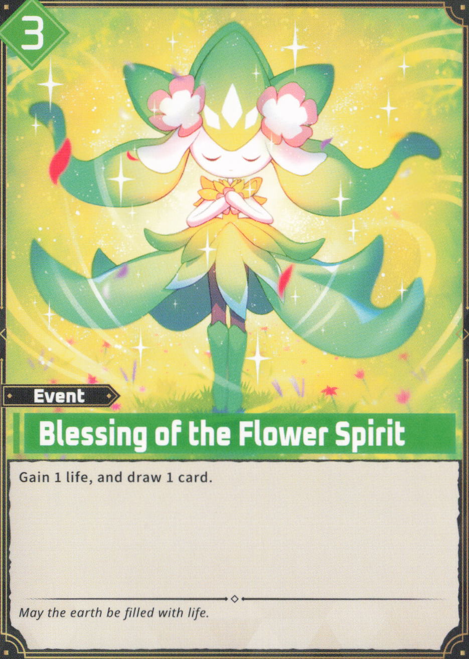 Blessing of the Flower Spirit Common BP01: Dawn of Palpagos EBP01-072 NM