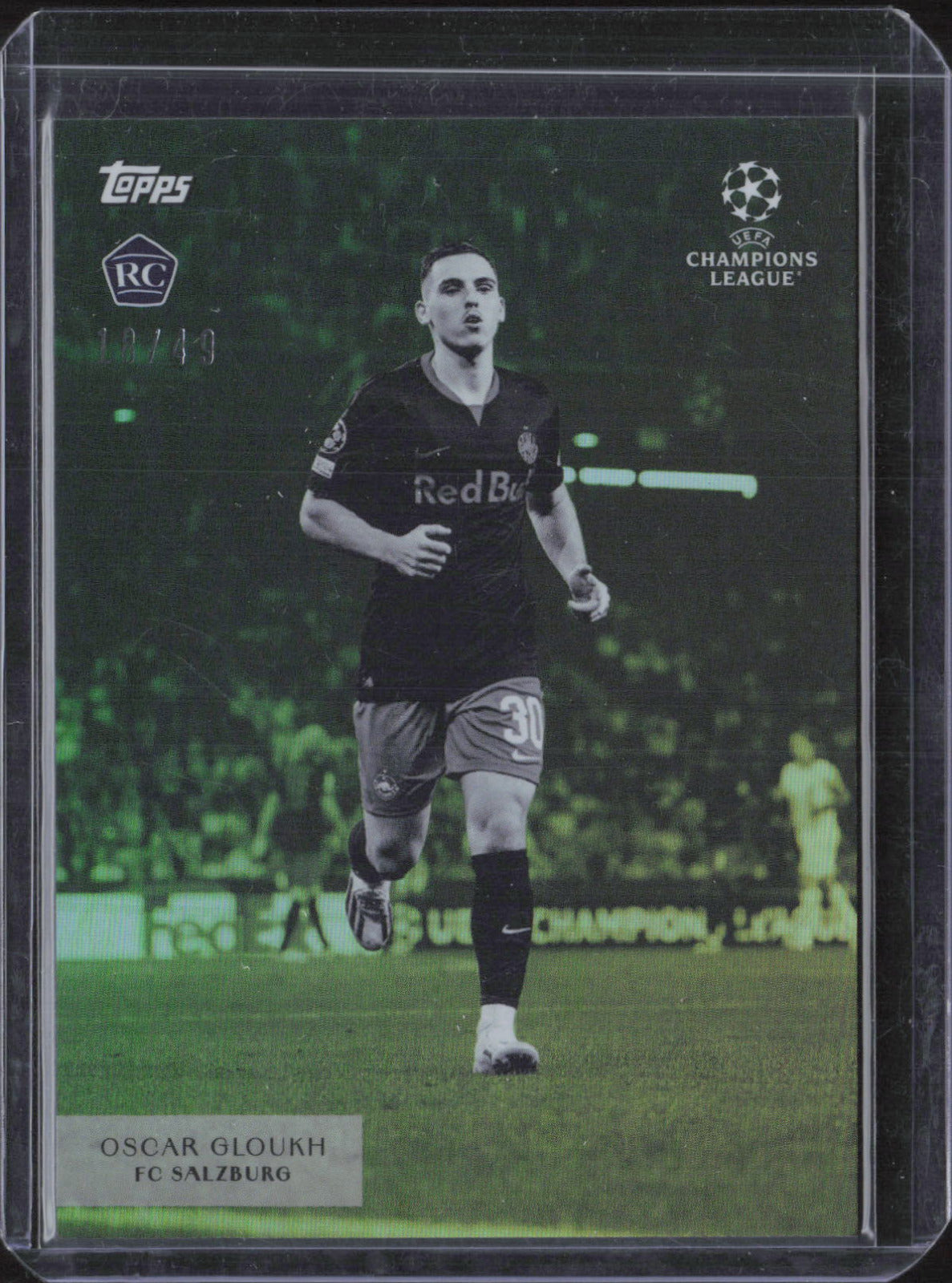 Oscar Gloukh Base Topps Simplicidad UEFA Club Competitions /49 NM