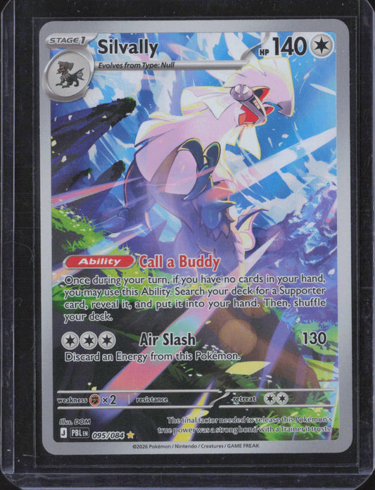 Silvally Holo Illustration Rare ME05: Pitch Black 095/084 NM
