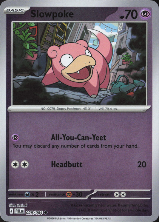 Slowpoke Common ME05: Pitch Black 029/084 NM