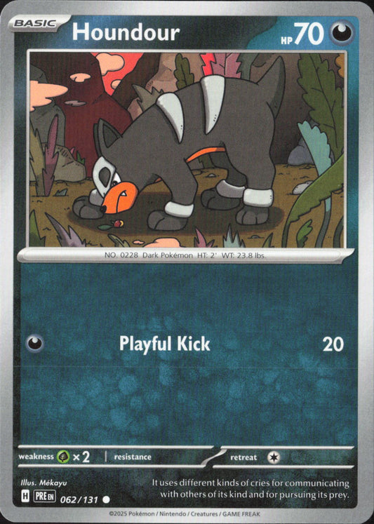 Houndour Common SV: Prismatic Evolutions 062/131 NM