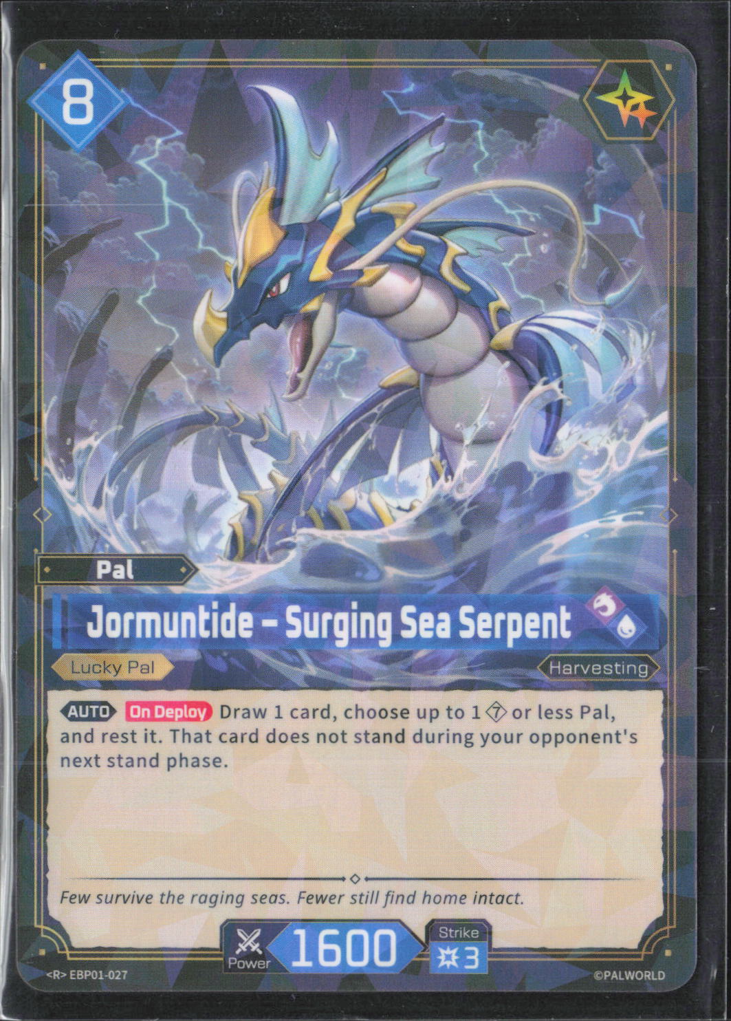 Jormuntide - Surging Sea Serpent Foil Rare BP01: Dawn of Palpagos EBP01-027 NM