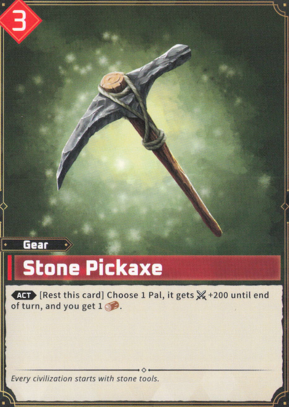 Stone Pickaxe Common BP01: Dawn of Palpagos EBP01-022 NM