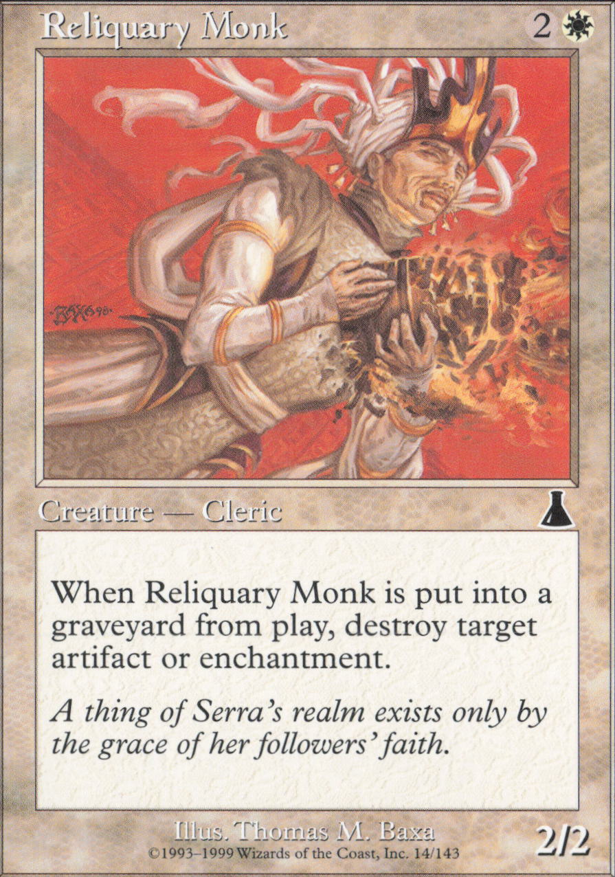 Reliquary Monk C Urza's Destiny 14 NM