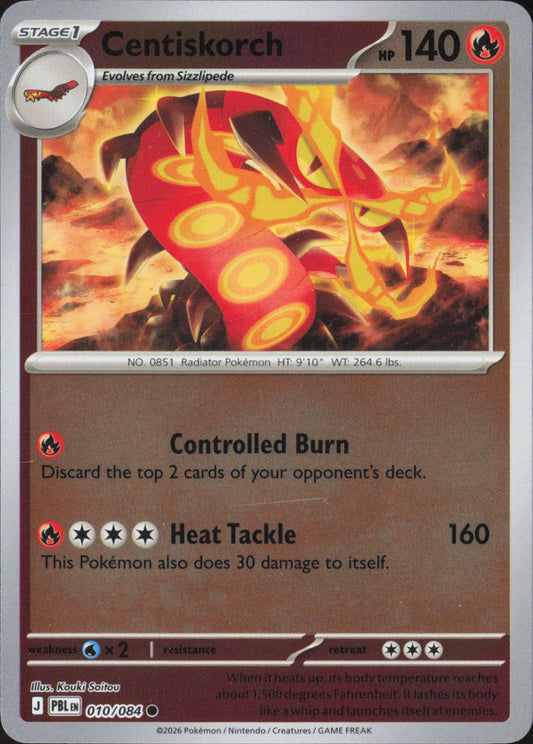 Centiskorch Common ME05: Pitch Black 010/084 NM