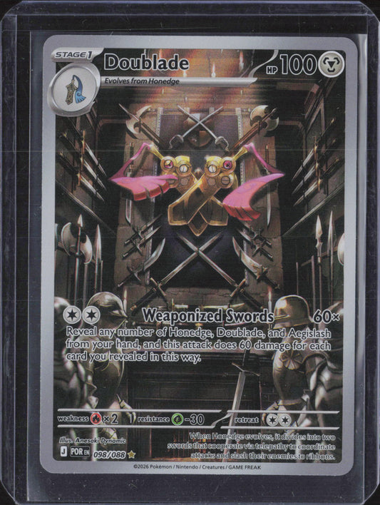 Doublade Holo Illustration Rare ME03: Perfect Order 098/088 NM