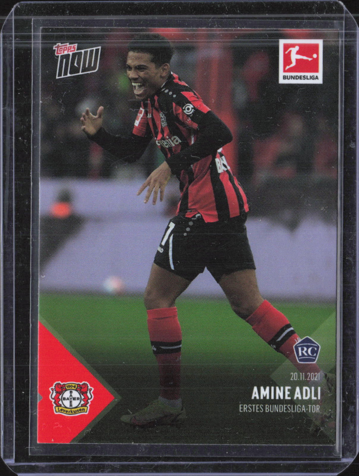Amine Adli Base Topps Chrome Bundesliga 70 NM