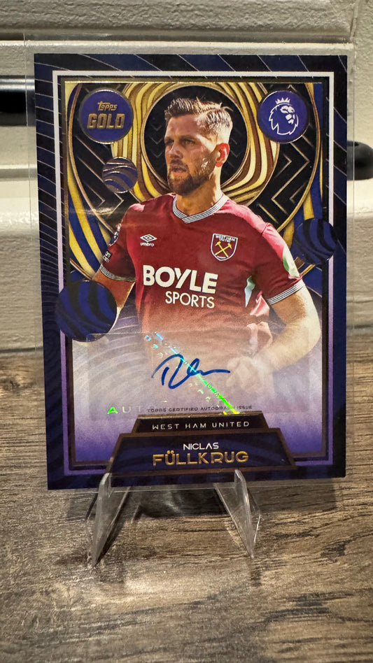 Niclas Füllkrug Auto – 2025/26 Topps Gold Premier League