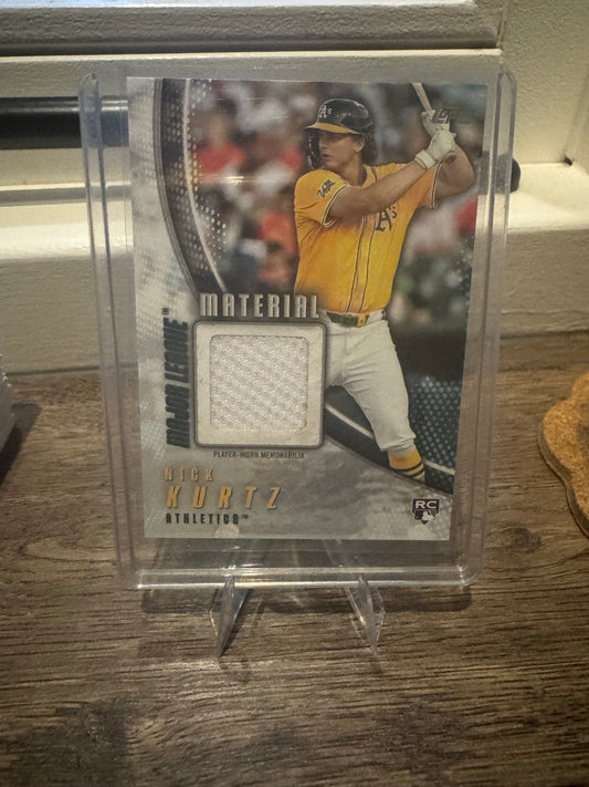 Nick Kurtz RC – 2025 Topps Major League Material Relic