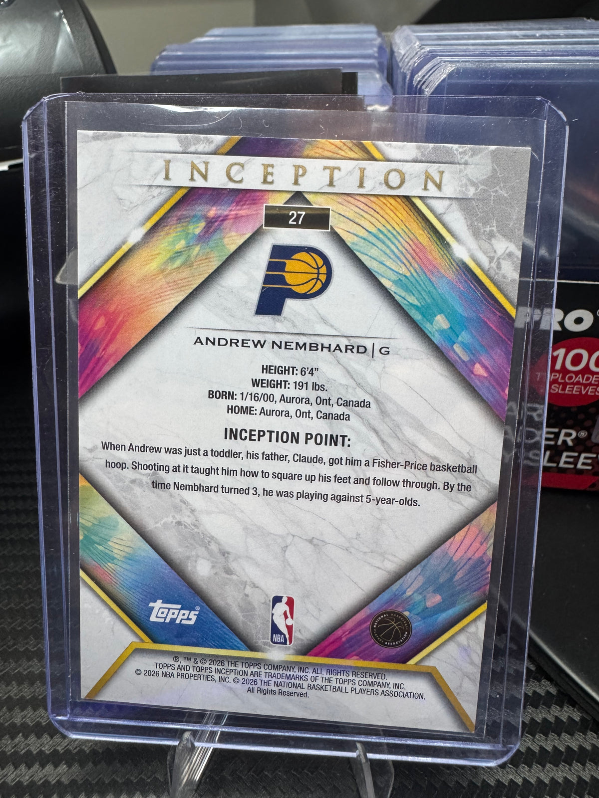 Andrew Nembhard 2025-26 Topps Inception Purple /125 #27