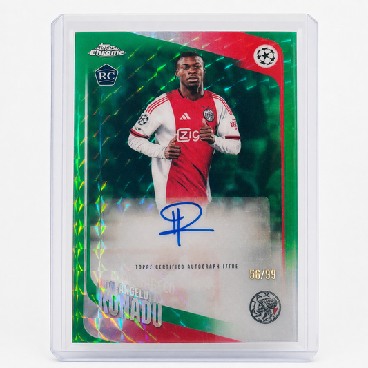 Don-Angelo Konadu Rookie Auto Green Lava /99 – Topps Chrome UEFA 2025/26