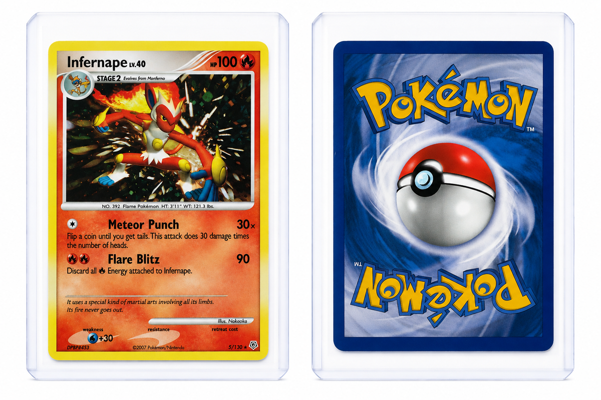 Pokémon Infernape LV.40 5/130 Holo Rare – Diamond & Pearl 2007