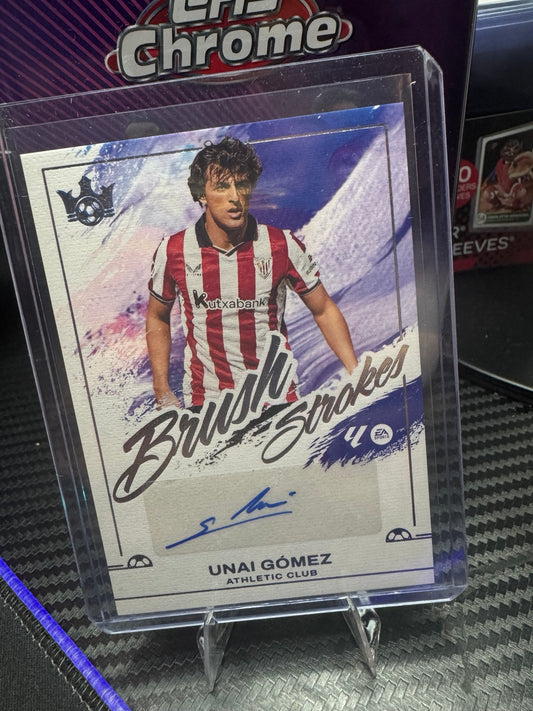 Unai Gómez Brush Strokes Autograph – 2025-26 Panini Pitch Kings LaLiga