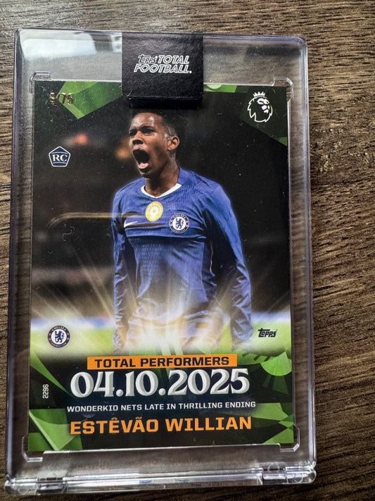 Estêvão Willian RC /75 – 2025/26 Topps Total Football