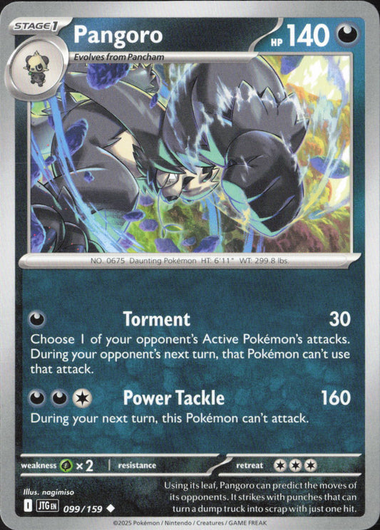 Pangoro Uncommon SV09: Journey Together 099/159 NM