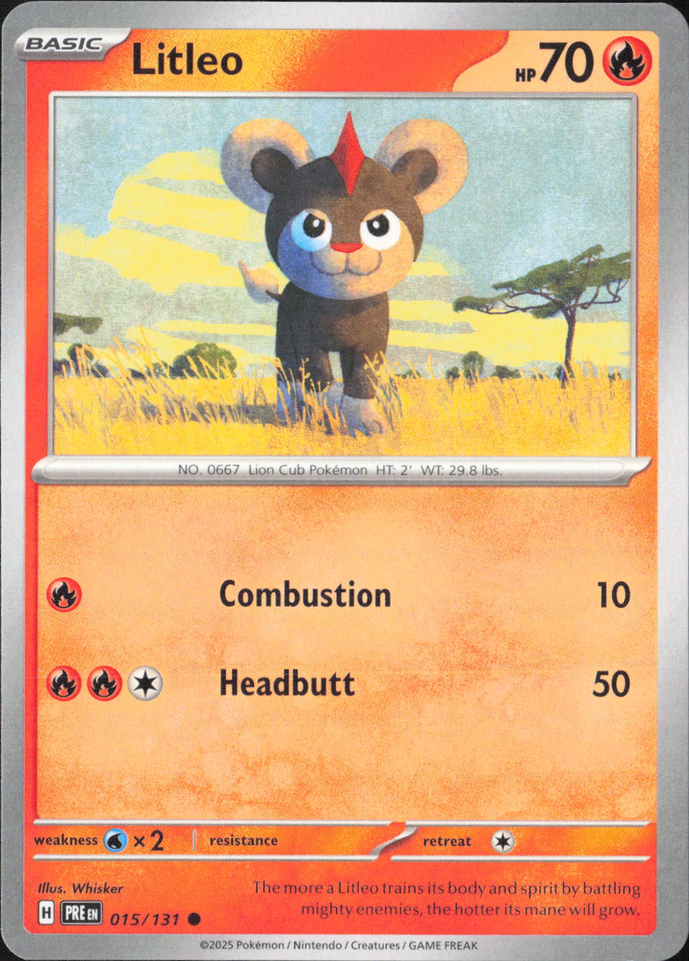 Litleo Common SV: Prismatic Evolutions 015/131 NM