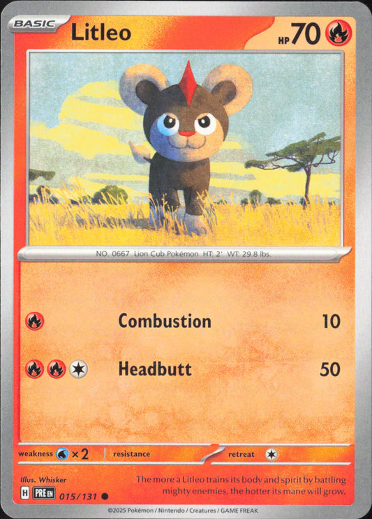 Litleo Common SV: Prismatic Evolutions 015/131 NM