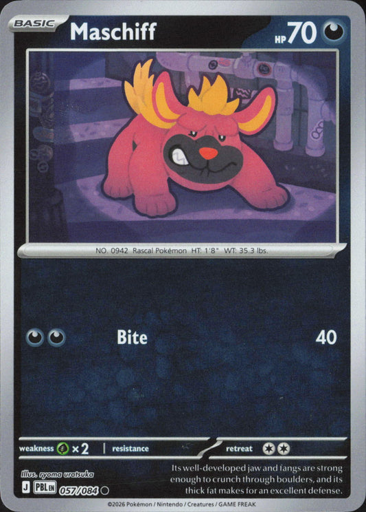 Maschiff Common ME05: Pitch Black 057/084 NM