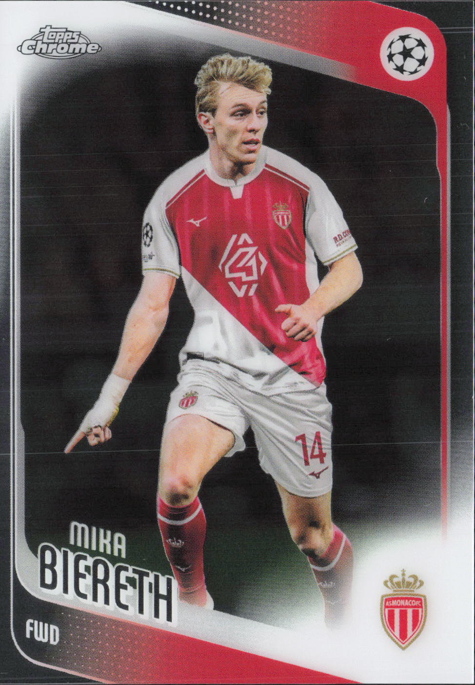 Mika Biereth Base Topps UEFA Club Competitions 178 NM