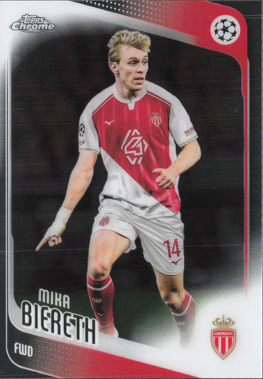 Mika Biereth Base Topps UEFA Club Competitions 178 NM