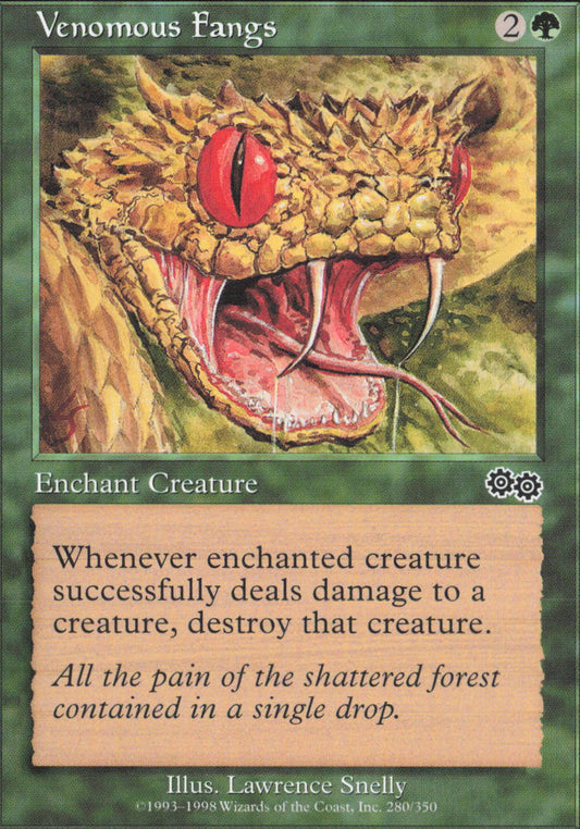 Venomous Fangs C Urza's Saga 280 NM