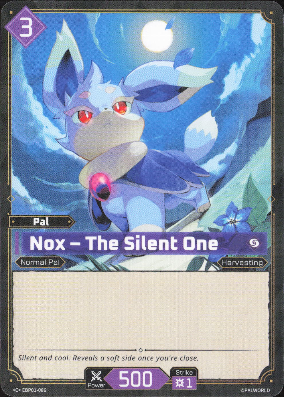 Nox - The Silent One Common BP01: Dawn of Palpagos EBP01-086 NM