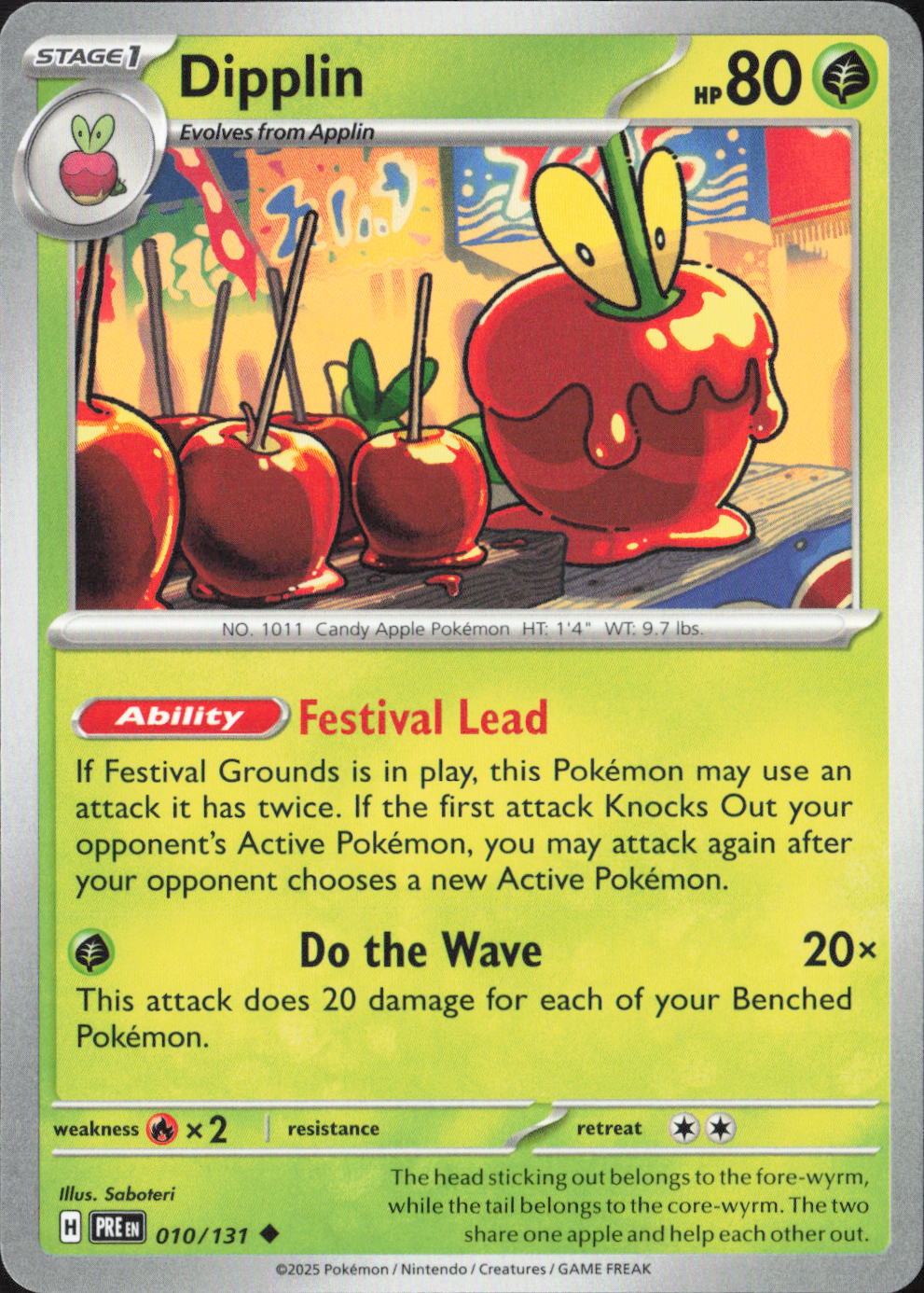 Dipplin Uncommon SV: Prismatic Evolutions 010/131 NM