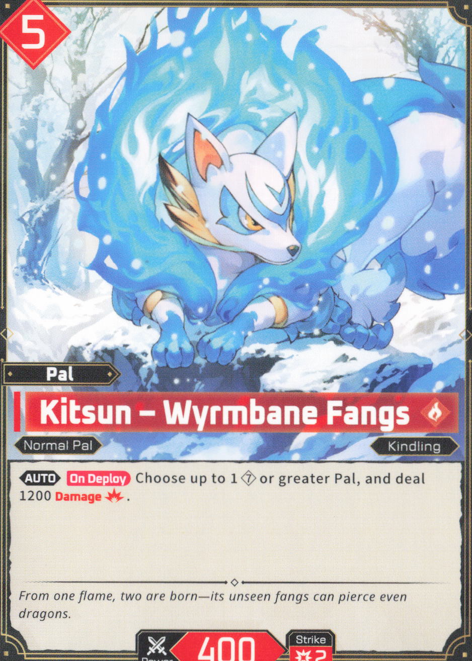 Kitsun - Wyrmbane Fangs  BP01: Dawn of Palpagos EBP01-007 NM