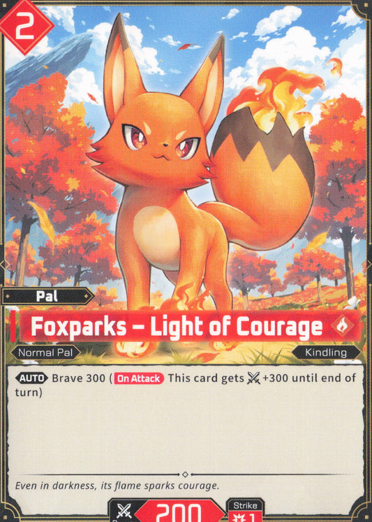 Foxparks - Light of Courage BP01: Dawn of Palpagos EBP01 NM