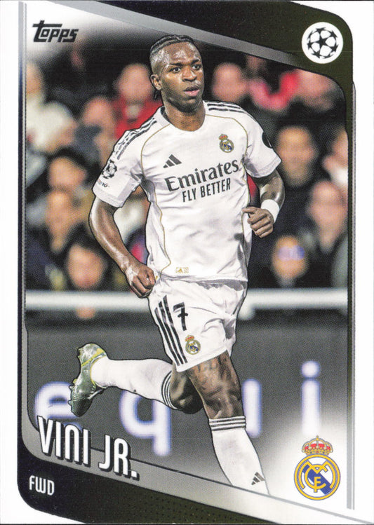 Vini Jr. Base Topps UEFA Club Competitions 115 NM