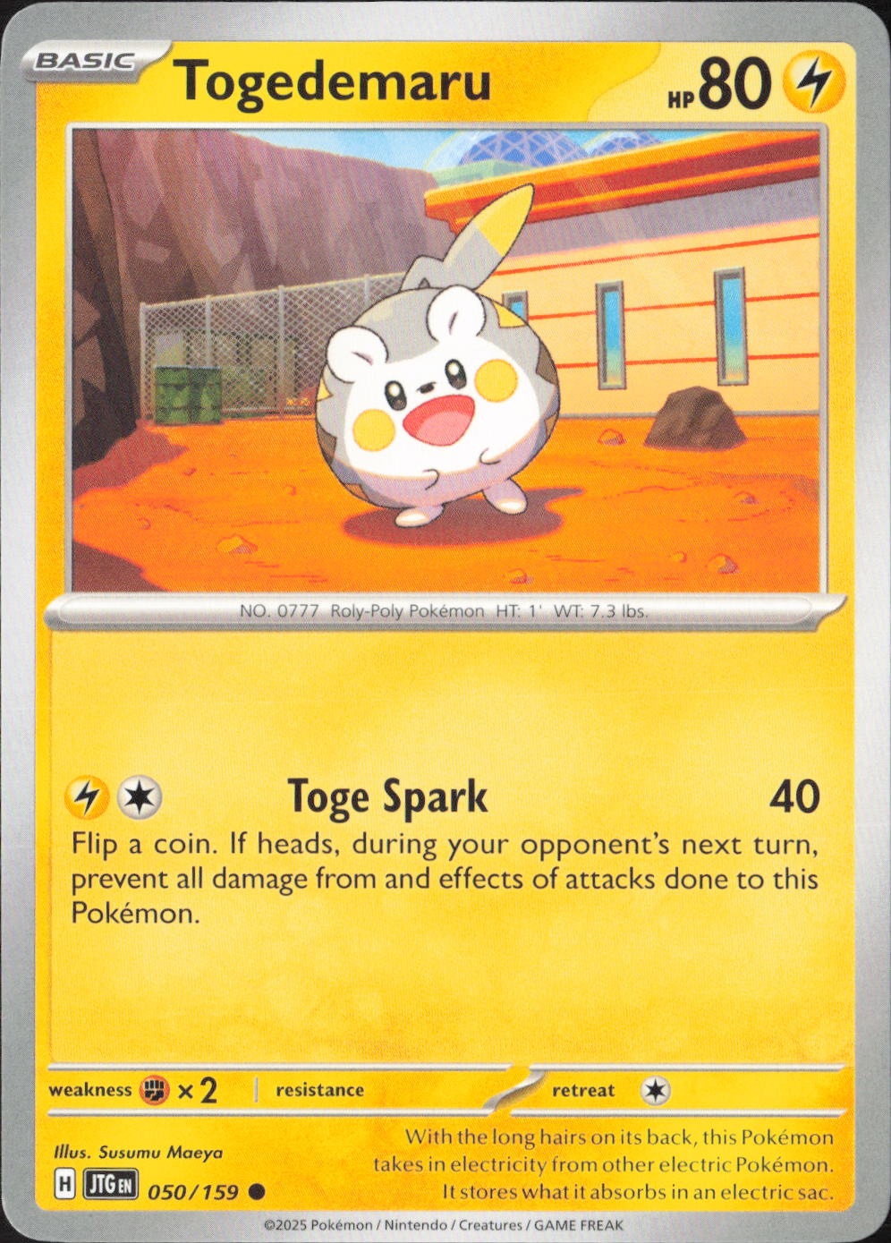 Togedemaru Common SV09: Journey Together 050/159 NM